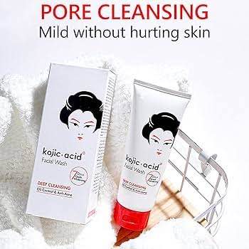Picture of Kojic Acid Face Cleanser Deep Cleansing Anti Acne Oil Control Kojic Acid Facial Wash 100g