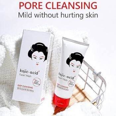 Picture of Kojic Acid Face Cleanser Deep Cleansing Anti Acne Oil Control Kojic Acid Facial Wash 100g