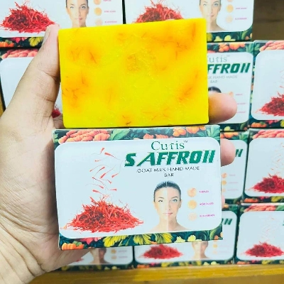 Picture of Cutis Saffron Goat Milk Hand Made Bar -90gm