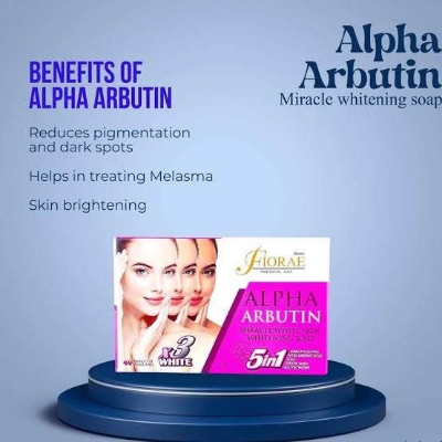 Picture of Fiorae Alpha Arbutin 5in 1Miracle Whitening Soap-165gm (Thailand)