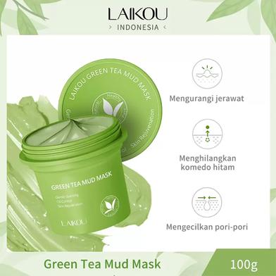 Picture of Laikou Green Tea Mud Mask - 100gm