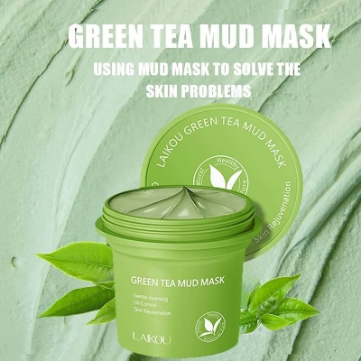 Picture of Laikou Green Tea Mud Mask - 100gm