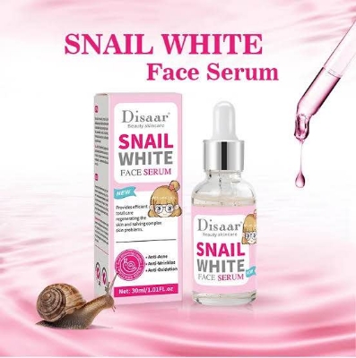 Picture of Disaar Snail White Whitening Serum - Anti-Aging & Acne Moisturizing Facial Treatment-30ml
