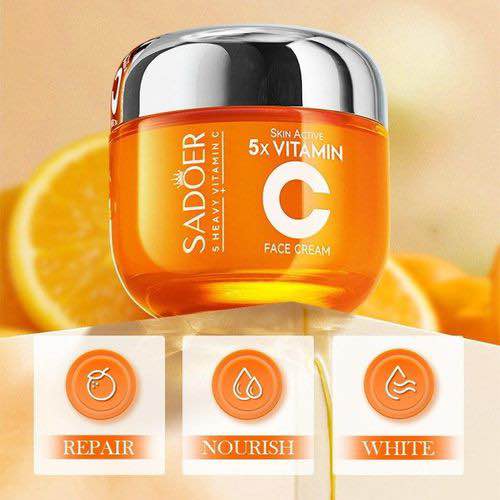 Picture of SADOER 5X Heavy Vitamin C Whitening Skin Active Face Cream-50gm