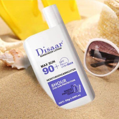Picture of Disaar SPF 90 Sunscreen Lotion 50g Long Lasting Protection Sun Cream  Moisturizing Portable Sunblock-50gm