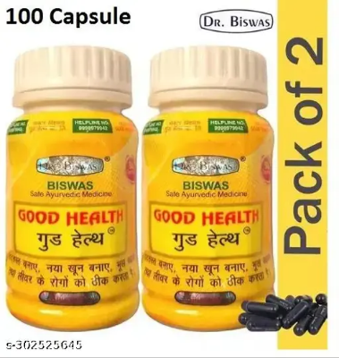 Picture of Dr Biswas Ayurvedic Good Health 100 Capsules ( 2 pack)