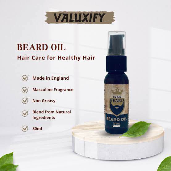 Picture of By My Beard Growth Solution Oil for Men - 30ml (Uk)
