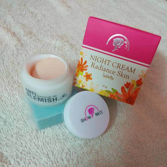 Picture of Night Cream Radiance Skin, Anti Blemish Cream Night Radiance Cream- 10gm ( Thailand)