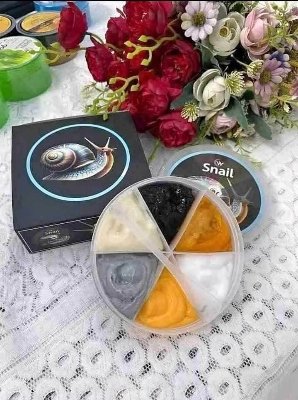 Picture of Snail laser facial 6 in 1 kit Deep Moisturizing and Young Skin-300gm