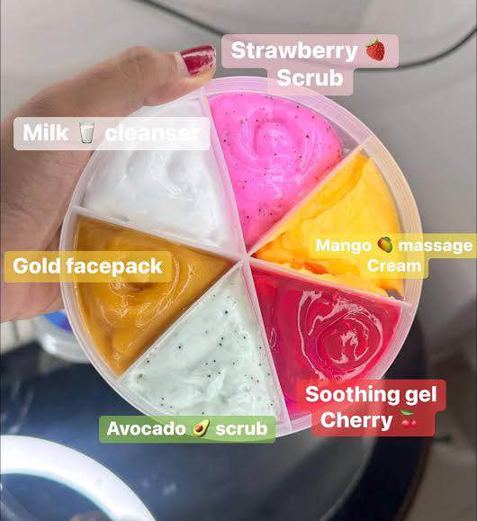 Picture of 6 in 1 VIP Rainbow Facial Kit Combo Pack | Facial Kit Combo