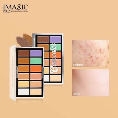 Picture of Imagic 12 Color Full Coverage Cream Concealer Pallete - Professional Makeup Concealers for Blemishes,Dirk circles & redness
