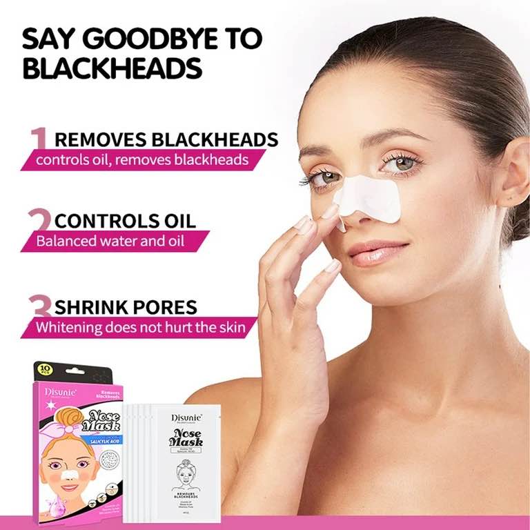 Picture of Disunie Purifying Nose Mask Pore Strips Deep Cleansing Blackhead Remover -10 Strips