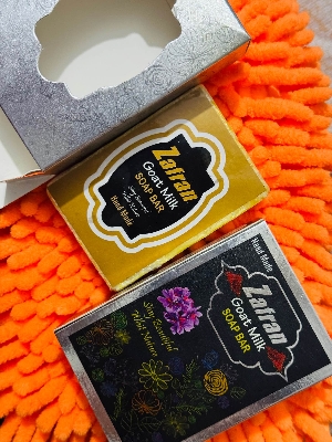 Picture of Hand Made Zafran Goat Milk Soap Bar-100gm
