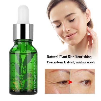Picture of Green Tea Seed Facial Serum, Face Skin Moisturizing + Shrink Pores + Anti-aging Hyaluronic Acid Serum, 15ml