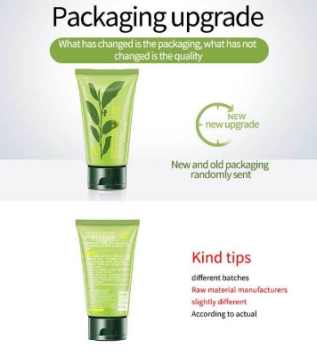 Picture of ROREC natural skin care green tea face wash foam refreshing Cleanser -100gm