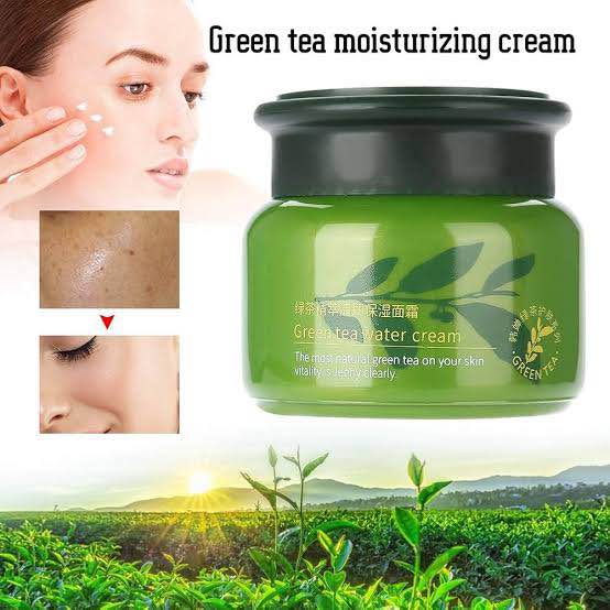 Picture of Rorec private label green tea face whitening tender smooth moisturizing anti-aging face skin care face cream-50gm