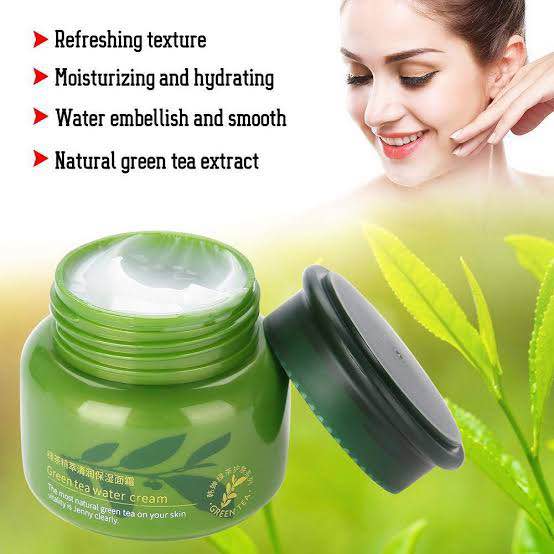 Picture of Rorec private label green tea face whitening tender smooth moisturizing anti-aging face skin care face cream-50gm