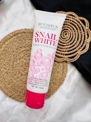 Picture of Roushun Snail White Face Wash Foam Facial Cleanser-100gm