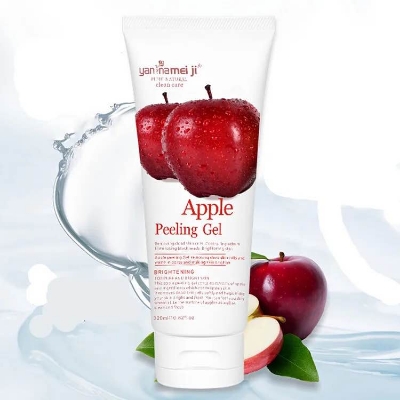 Picture of Natural organic Apple Scrub Peeling Gel Exfoliating Face Body Brightening Anti aging Face Cleanser- 320 ml