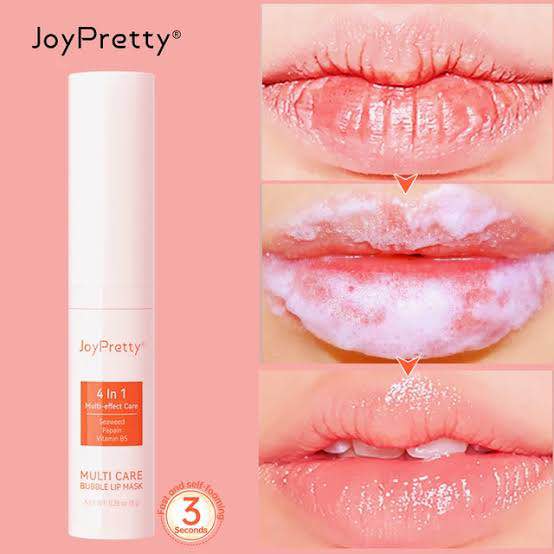 Picture of JoyPretty Bubble Lip Balm Lightening Dark Lip Mask Gloss Oil Makeup Exfoliating Clean Moisturizer