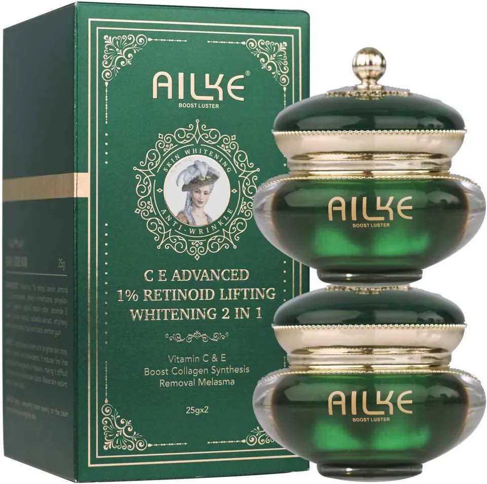 Picture of AILKE Organic Retinol Day And Night Cream Advanced Vitamin C & E Lifting Firming And Whitening 2 In 1 Face Cream