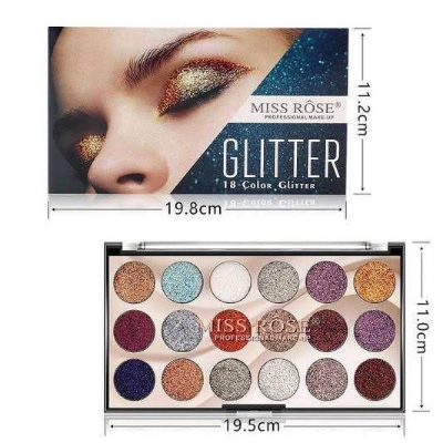 Picture of Miss Rose 18 color Mini Glitter Eye palette