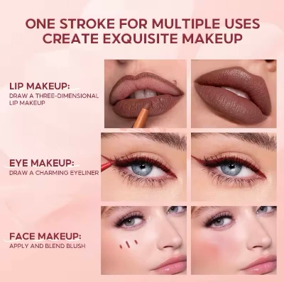 Picture of IMAGIC Lip Liner Pencil Set 6 Color/Set Shape Sculpt Weightless Precise Liner with Blendable Texture Matte Soft lipstick makeup