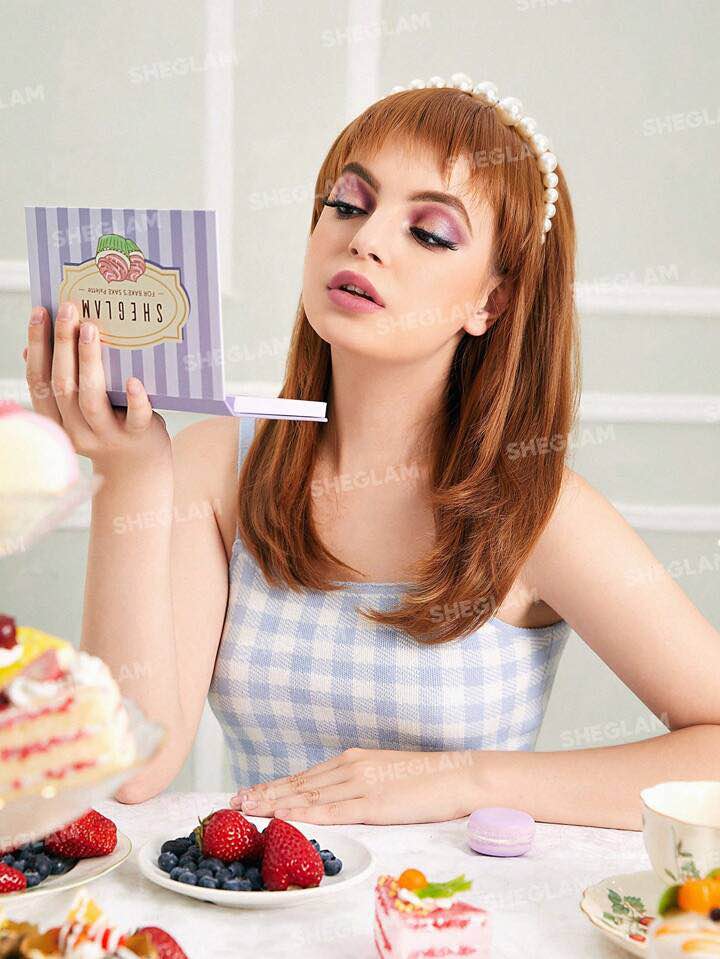 Picture of SHEGLAM Bake's Sake Palette - Eyeshadow Palette Palette 12-Clolor Shimmer Matte Eyeshadow Palette Warm Brown Smoky Eyes Long Lasting Ultra Pigmented Soft Smooth Blendable Eyeshadow