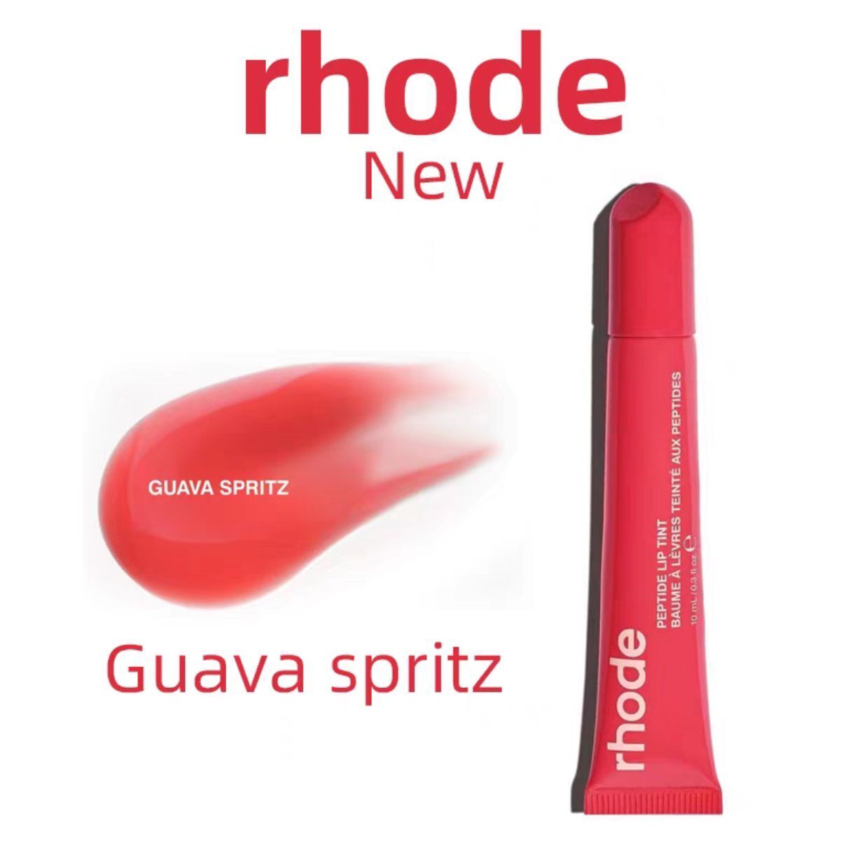 Picture of Rhode Peptide Lip Tint & Lipstick-10m/0.3 oz#Guava Spritz