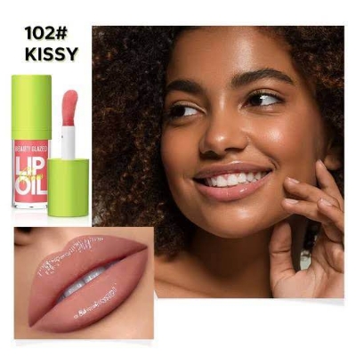 Picture of BEAUTY GLAZED -BRIGHT LUSTROUS LIP OIL MOISTURIZING SHINE PLUMPING.4G -102# KISS