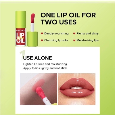 Picture of BEAUTY GLAZED -BRIGHT LUSTROUS LIP OIL MOISTURIZING SHINE PLUMPING.4G-103# Sweet