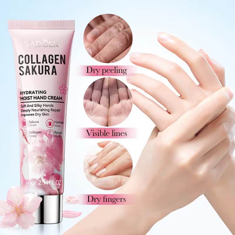 Picture of SADOER Sakura Collagen Moisturizing and Moisturizing Hand Cream 60g