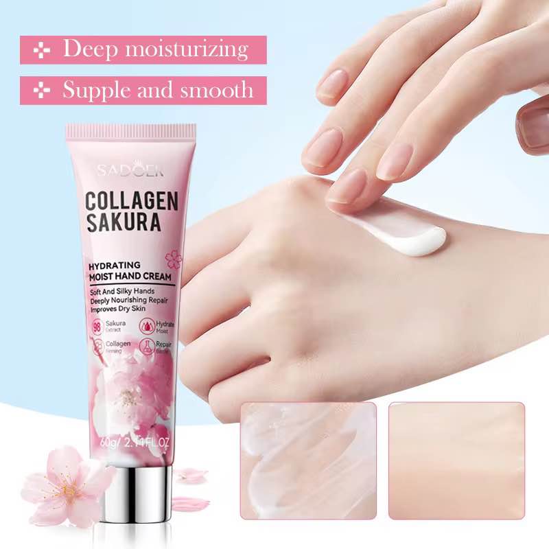 Picture of SADOER Sakura Collagen Moisturizing and Moisturizing Hand Cream 60g