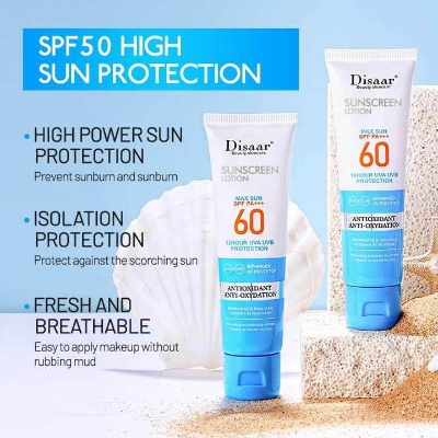 Picture of Disaar Sunscreen Lotion Max Sun SPF60 Antioxidant -50ml