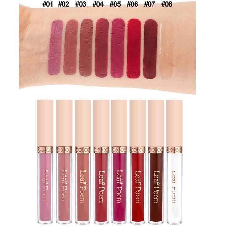 Picture of Leaf Poem Long Lasting Matte Liquid Lipstick-8pcs
