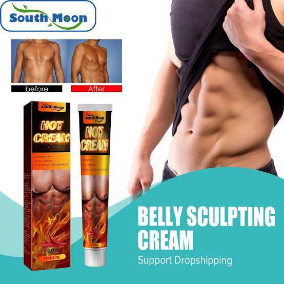 Picture of South Moon Fat Burning Slimming Cream Tighten Abdominal Strengthening Belly Tummy Cellulite Reduction Men Muscles Massage Cream-20gm
