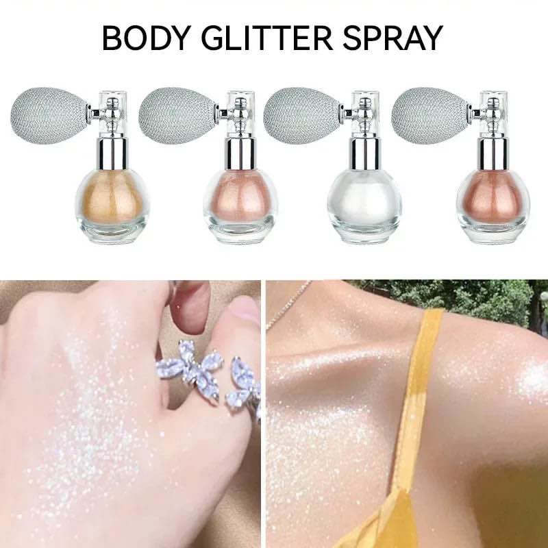 Picture of Glitter Spray Body & High Gloss Powder Spray Shimmer Sparkle Powder for Face & Body-#04