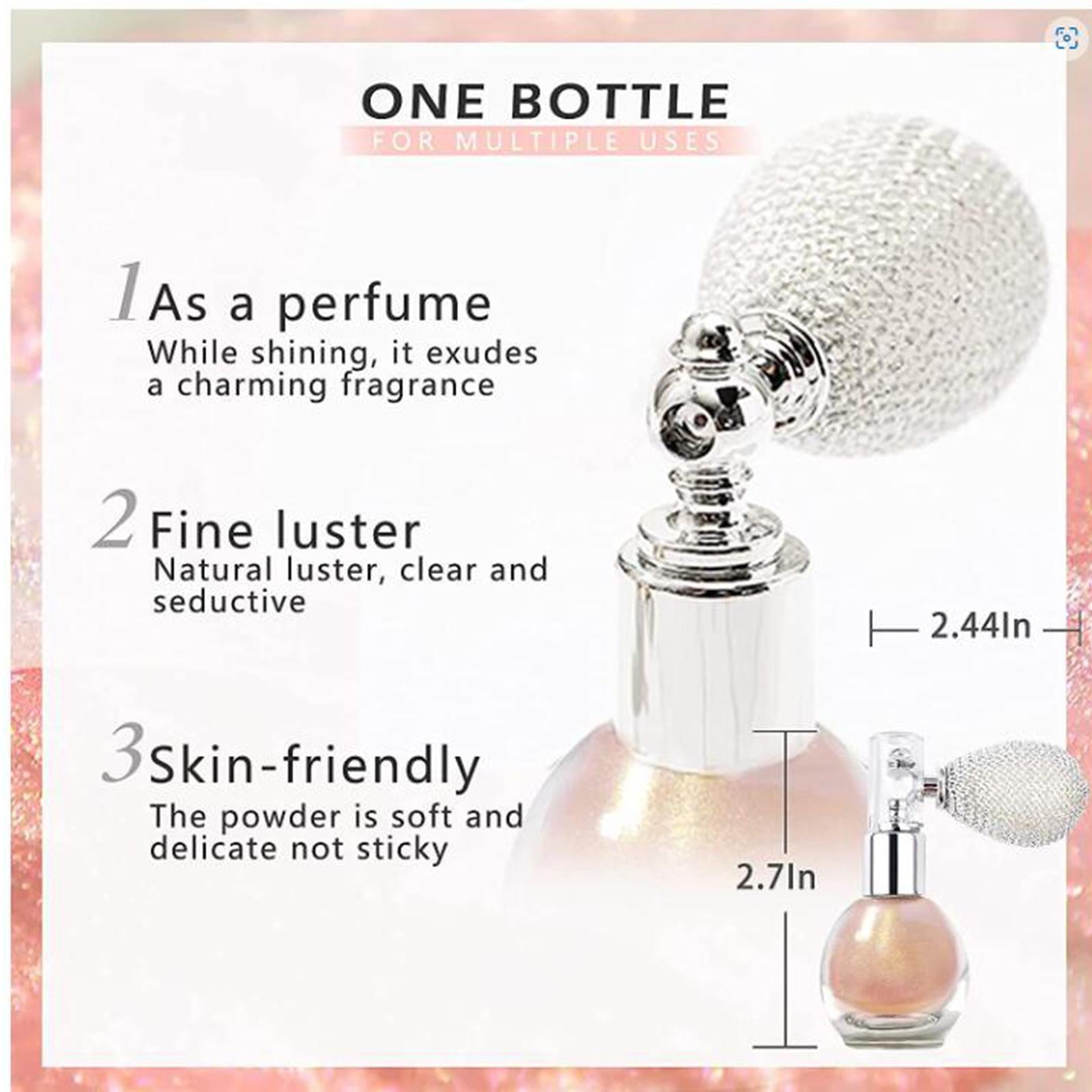 Picture of Glitter Spray Body & High Gloss Powder Spray 4 Colors Shimmer Sparkle Powder for Face & Body-1PCS