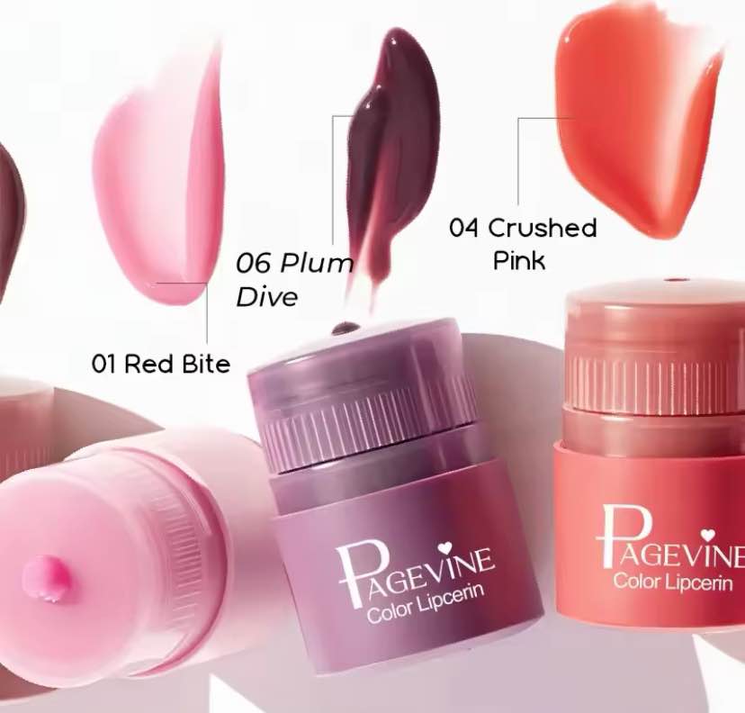 Picture of PAGE VINE Lip Serum Twist Lipstick Lip Gloss Moisturizing Fade Lip Pattern Lip Gloss