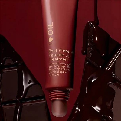 Picture of Page Vine Peptide Lip Gloss Butter Lip Balm Ca - Hydrating Peptide Lip Shiny Lip Stain Tint Long Lasting Lip Gloss Plumping Lip Oil -Coco cream