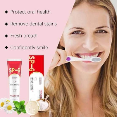 Picture of Oralhoe SP-6 Brightening + PROBIOTICS Bright White Toothpaste