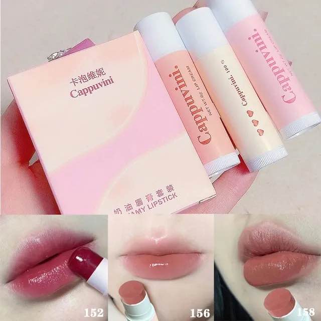 Picture of Cappuvini Creamy Lipstick Set- 3 pcs/Set