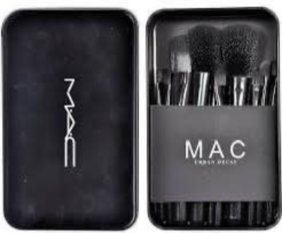 Picture of M.A.C Cosmetic Makeup Brush Set - 12 Pcs (Pack of 12)