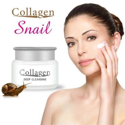 Picture of Snail Cream With Collagen Regenerating & Firming Cream Facial Moisturizing Snail Mucin Extract, Wrinkle Care, Blemish Care and Firming 80ml