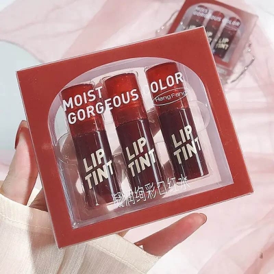 Picture of Heng Fang Lip Tint Moist Gorgeous Color Lipstick 3 Pcs Set