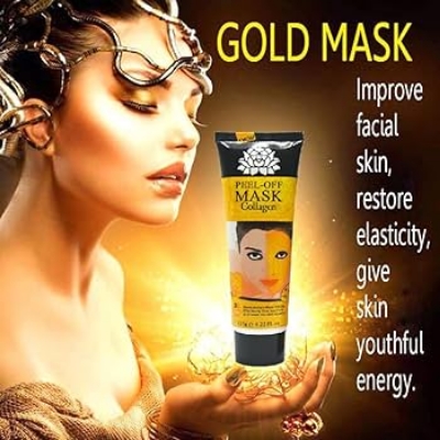 Picture of Meinaier Gold Collagen Brightening Skin Tone Hydrating Skin Tender Mask-120gm
