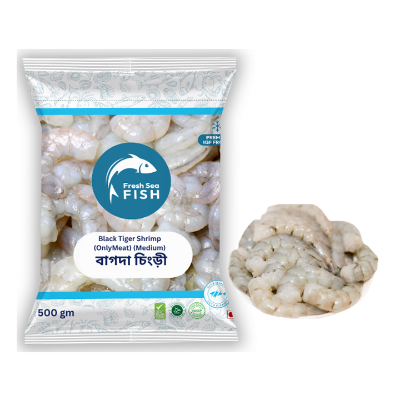 Picture of Black Tiger Shrimp (Only Meat) Medium 26-28pcs 500g