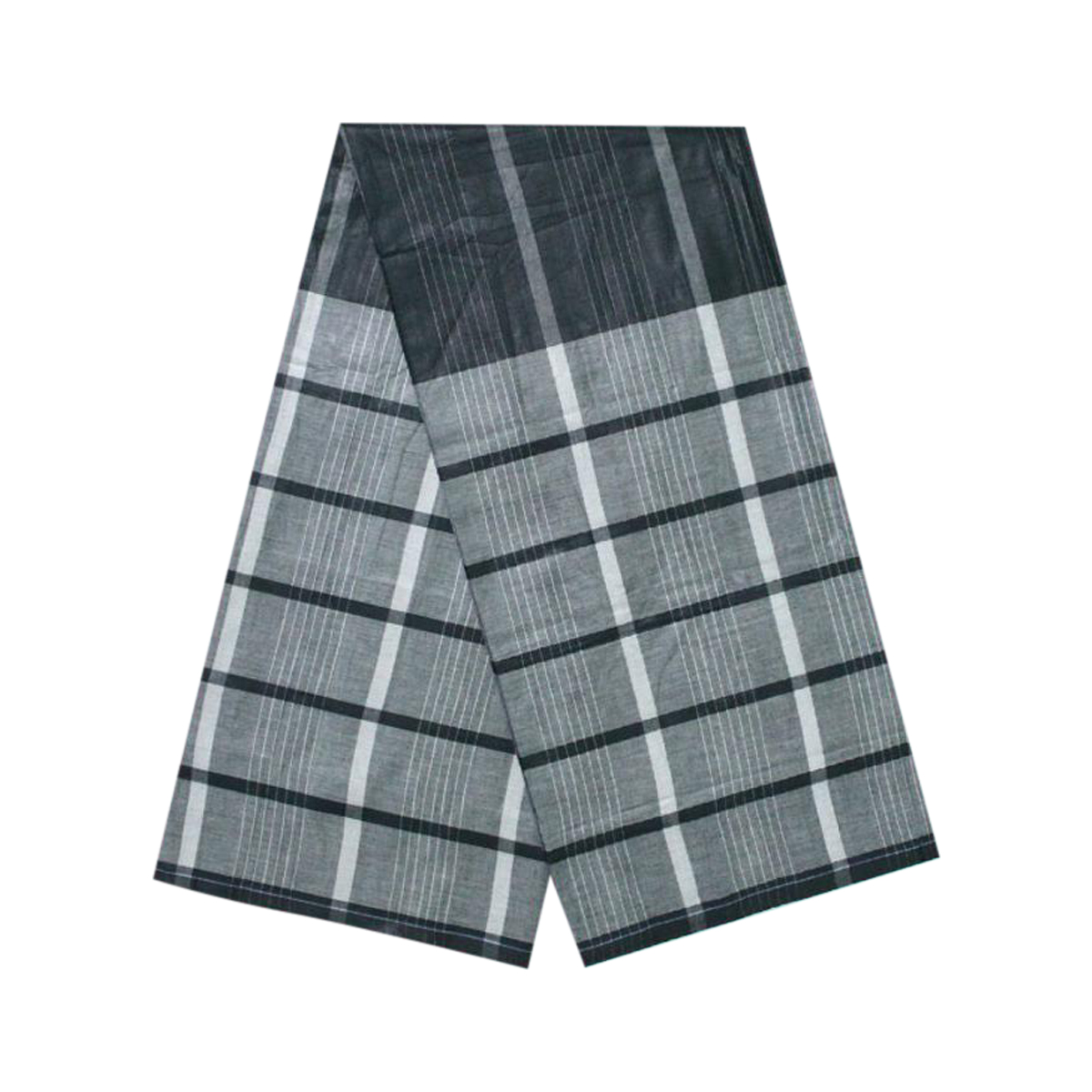 Picture of 1 Pc 6 Hat White Color Cotton Made Premium Traditional Lungi For Men/Boys - A Classic and Comfortable Piece of Traditional Clothing