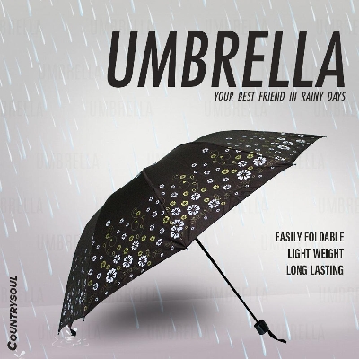 Picture of 1 Pc Colorful, Stylish & Fashionable Umbrella For Men, Women, Girls, & Boys