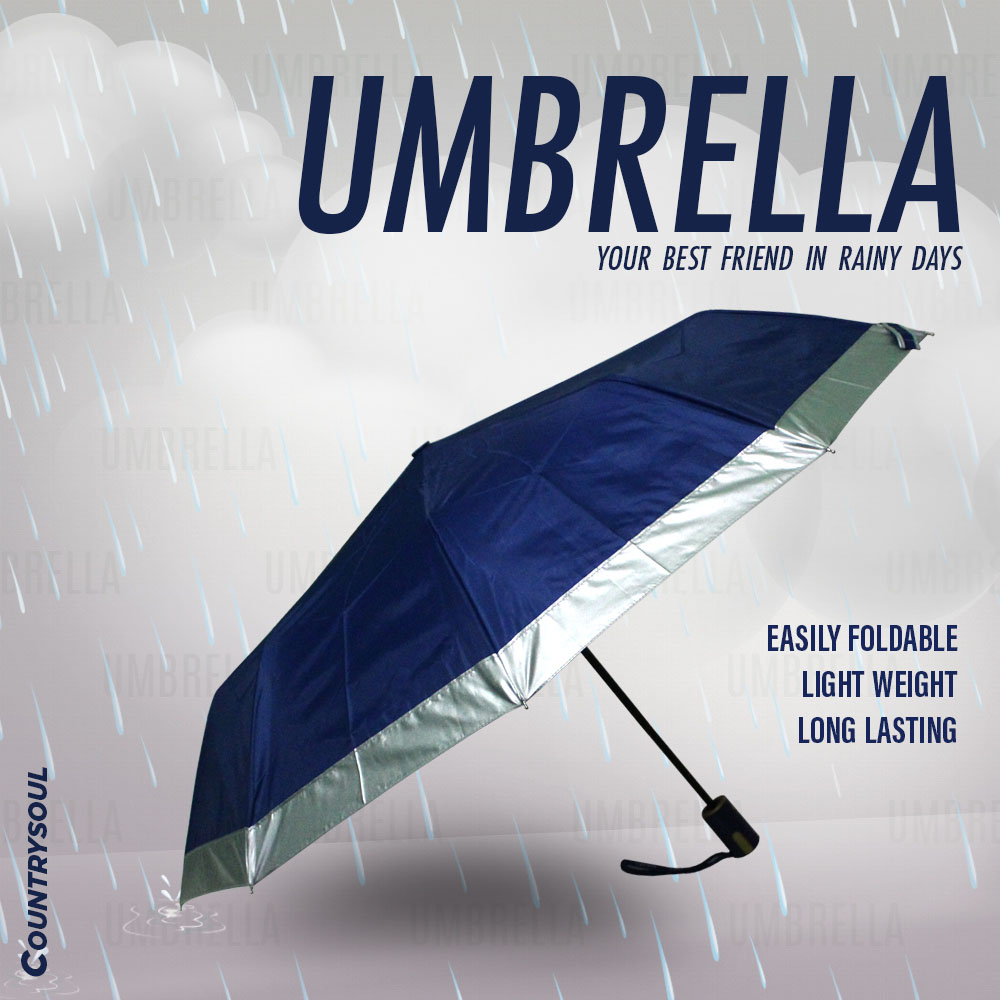 Picture of 1 Pc Colorful, Stylish & Fashionable Auto Open Umbrella For Men, Women, Girls, & Boys